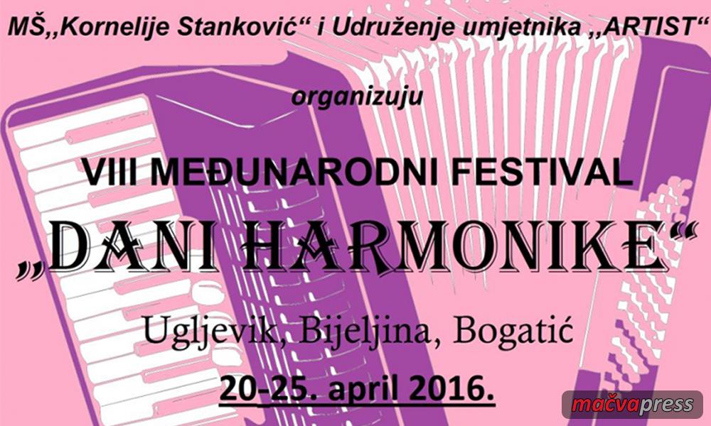 Dani harmonike naslovna - Koncertom Edvarda Ahanova večeras u Bogatiću počinju "Dani harmonike"