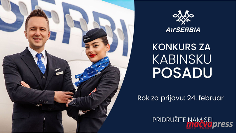 AIR SRBIJA NASLOVNA - КОНКУРС ЕР СРБИЈА: ТРАЖЕ НОВЕ РАДНИКЕ ЗА КАБИНСКУ ПОСАДУ