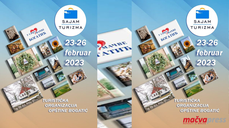 Sajam turizma 2023 Naslovna - ВИДИ СРБИЈУ, ДОЖИВИ БОГАТИЋ - ОД СУТРА ДО НЕДЕЉЕ НА САЈМУ ТУРИЗМА У БЕОГРАДУ