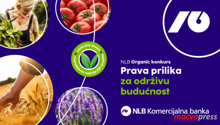 Organic konkurs 2023. NLB Komercijalna banka - ОТВОРЕН 12. ORGANIC NLB КОНКУРС - ФОНД ОД 2.500.000 ДИНАРА ЗА НАЈБОЉЕ ОДРЖИВЕ ИДЕЈЕ